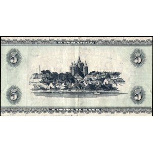Dánsko. 1955, 5 korún, predpona AF
