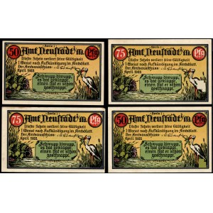 German Colonies. 1920 - 50 & 75 Pfennig - 4 Piece Series of African Colonies