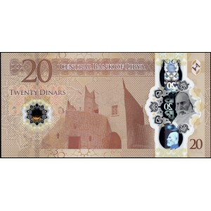 Libia. 2025, 20 dinari - Polimero