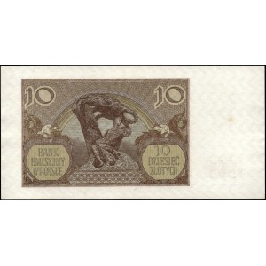 Pologne. 1940, 10 zlotys, préfixe J