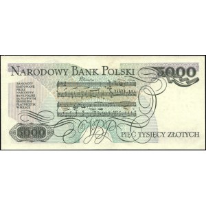 Poland. 1982 5000 Zlotych Prefix AG