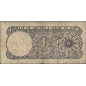 Qatar & Dubai. 1960 1 Riyal