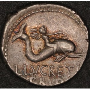 Rome. L. Lucretius Trio Denarius 76 B.C LVCRETI TRIO - Silver