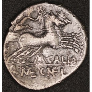 Rome. Marcus Calidius Denarius - 117-6 B.C - Q Metellus Silver