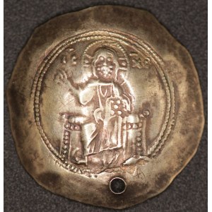 Byzantine. 1118-22 A.D Johannes II 1118-1143 - El-Aspron Trachy (Scyphat) - Constantinopolis