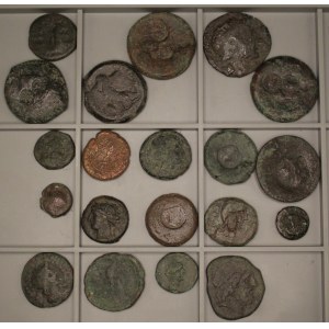 Group Lot - Greek & Roman AE Pieces Several Sizes - 20 Pieces