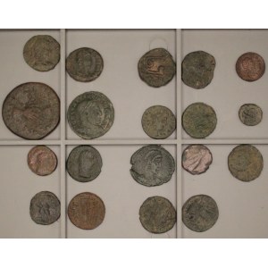 Group Lot - Roman Follis and Like Size Pieces - 19 Pieces