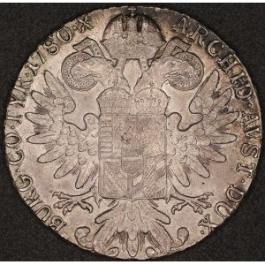 Austria. 1780 (after 1956) 1 Maria Theresa Thaler Silver