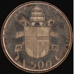 Vatikan. 1979, 500 Lire – Johannes Paul II. – Silber