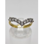 Gold Ring with 0.5 Ct Diamonds