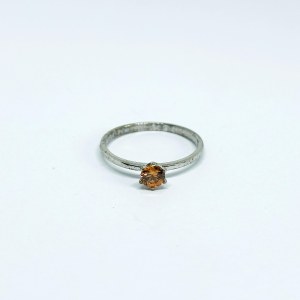 Silver Ring with a Citrine