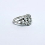 Silver Ring with White Topaz