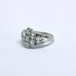Silver Ring with White Topaz