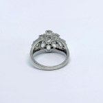 Silver Ring with White Topaz