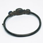 Silver bracelet with sodalite stones