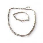 Swarovski necklace and bracelet