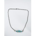 Silver necklace with stones, ORNAMENT Warsaw