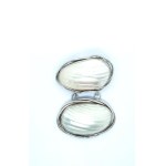 Silver pendant with mother-of-pearl