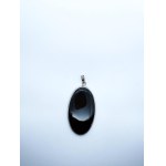 Silver Pendant with Agate, Vintage