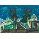 Joseph Pressmane (1904 Beresteczko- 1967 Paryż), Krajobraz Villers-le-Bel
