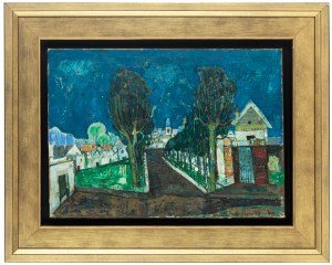Joseph Pressmane (1904 Beresteczko- 1967 Paryż), Krajobraz Villers-le-Bel