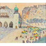 Jan Szancenbach (1928 Kraków - 1998 tamże), Kwiaciarki, 1989