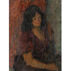 Eugeniusz Eibisch (1896, Lublin – 1987, Warsaw), Portrait of a Woman, ca. 1960