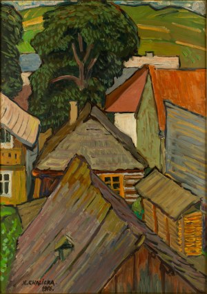 Helena Cygańska-Walicka (1913-1989), Pejzaż letni, 1956