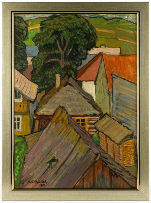 Helena Cygańska-Walicka (1913-1989), Pejzaż letni, 1956