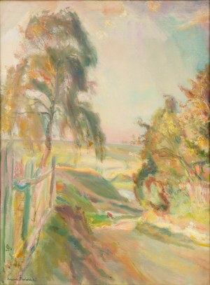 Kasper Pochwalski (1899 Kraków - 1971 tamże), Pejzaż wiejski, 1941