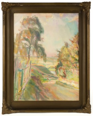 Kasper Pochwalski (1899 Kraków - 1971 tamże), Pejzaż wiejski, 1941