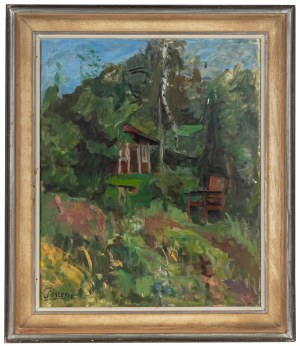 Zygmunt Schreter (1886 Łódź - 1977 Francja), W ogrodzie