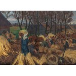 Fryderyk Pautsch (1887 Delatyn - 1950 Kraków), Jesienią na huculskim targu