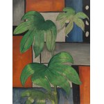 Wanda Chodasiewicz-Grabowska (Nadia Leger) (1904 Witebsk - 1982 Grasse), Kompozycja z aralią