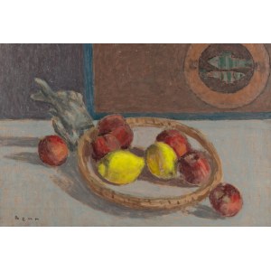 Bencion (Benn) Rabinowicz (1905, Białystok - 1989, Paris), Nature morte aux pêches et aux citrons