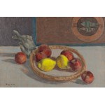 Bencion (Benn) Rabinowicz (1905 Białystok - 1989 Paryż), Martwa natura z brzoskwiniami i cytrynami