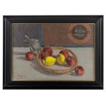 Bencion (Benn) Rabinowicz (1905, Białystok - 1989, Paris), Nature morte aux pêches et aux citrons