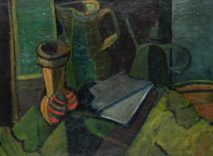 Witold Stefan Zaczeniuk (1918 Sankt Petersburg-1999 Warszawa), Zielony wieczór, 1957