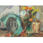 Wiesław Borowski (1935-1989), Martwa natura z bukietem, 1959