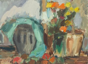 Wiesław Borowski (1935-1989), Martwa natura z bukietem, 1959