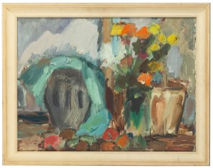 Wiesław Borowski (1935-1989), Martwa natura z bukietem, 1959