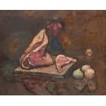 Włodzimierz Terlikowski (1873 Poraj - 1951 Paryż), Martwa natura z wołowiną, 1914