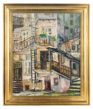 Maria Dziopak (ur. 1954), Podwórko na Miodowej, 1991 r.