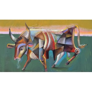 David PATARAIA (geb. 1971), „Der verdrehte Stier“, 2026
