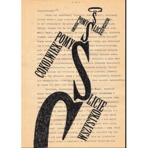 Mariusz LIBEL (ur. 1978), Cokolwiek pomy[ś]licie wszystko pomy[ś]licie, 2026