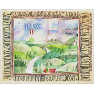 Henryk WANIEK (nato nel 1942), Strada per il Castello della Sera dalla Valle Bianca, 2005