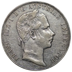 Austria, 1 florin, 1857 (A), Vienna