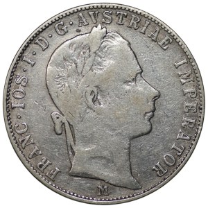 Austria, 1 florin, 1858 (M), Milan