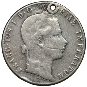 Austria, 1 floren 1864 (B), Kremnica