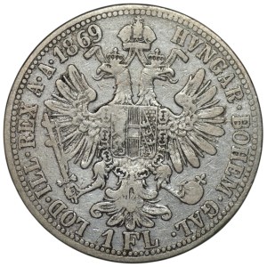 Austria, 1 florin, 1869 (A), Vienna